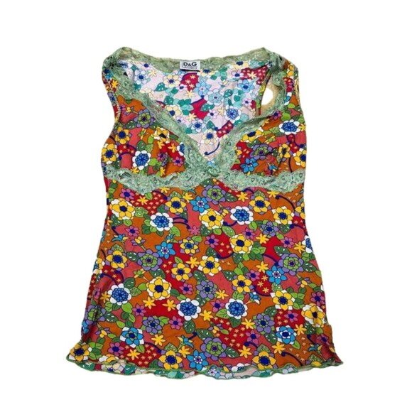 Dolce & Gabbana D&G Underwear Floral Cami